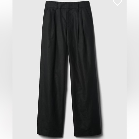 GAP 365 High Rise Linen-Cotton Trousers - Picture 2 of 10